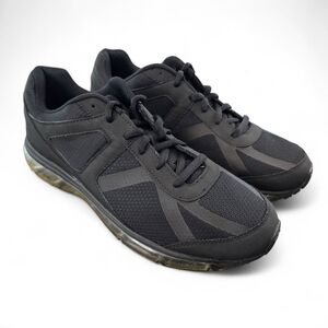 SafeTstep Men’s Black Slip Resistant Comfort Work Shoes Sneakers Size 10.5W Wide